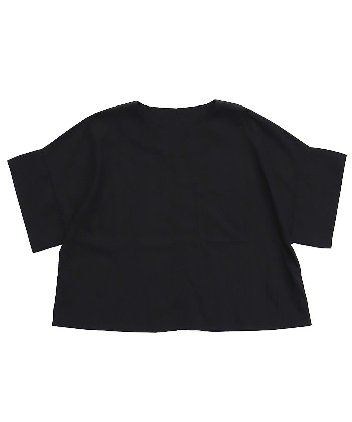 【Et】フロントポケットビッグカフスブラウス【SALE】