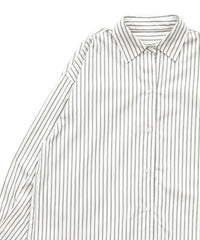 【Et】2Way Striped Oversized Blouse