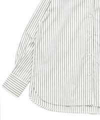【Et】2Way Striped Oversized Blouse