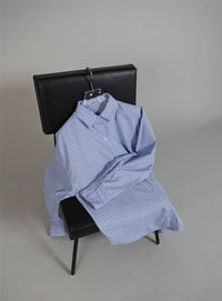 【Et】2Way Striped Oversized Blouse