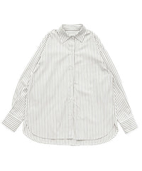 【Et】2Way Striped Oversized Blouse