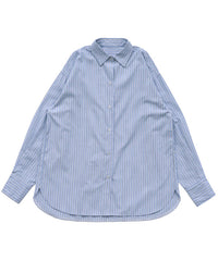 【Et】2Way Striped Oversized Blouse