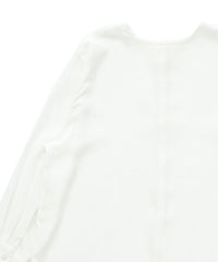 【Et】Button Design Wide Cuff Blouse