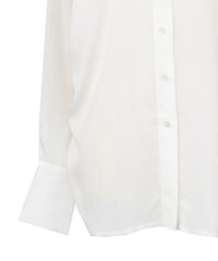 【Et】Back Design Tuck Blouse