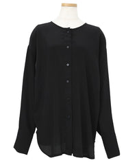 【Et】Back Design Tuck Blouse