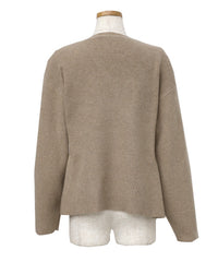 【Et】Front Tuck V-Neck Cardigan