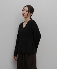 【Et】Front Tuck V-Neck Cardigan