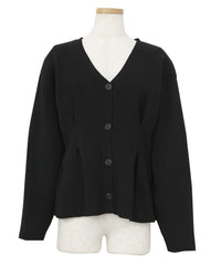 【Et】Front Tuck V-Neck Cardigan
