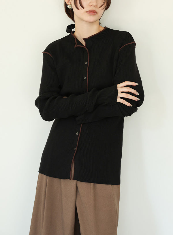 【Et】Color linking Cardigan