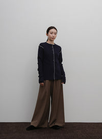 【Et】Color linking Cardigan
