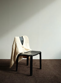 【Et】Cable wide cardigan