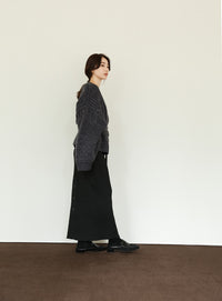 【Et】Cable wide cardigan