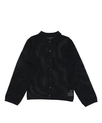 【Et】Mesh Polo Knit Cardigan