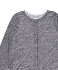 【Et】Bicolor Tank Top Cardigan Set