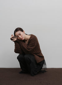 【Et】Alpaca Touch Garter Bolero