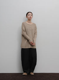 【Et】Muitiway Random Rib Knit Cardigan