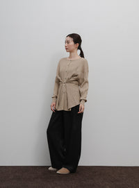 【Et】Muitiway Random Rib Knit Cardigan