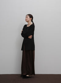 【Et】Muitiway Random Rib Knit Cardigan