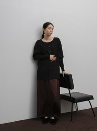 【Et】Muitiway Random Rib Knit Cardigan