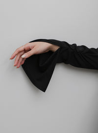 【Et】Slit Sleeve Tops