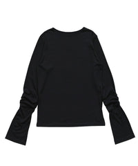 【Et】Slit Sleeve Tops