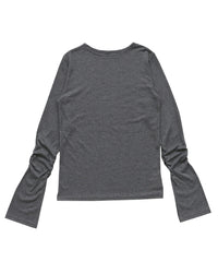 【Et】Slit Sleeve Tops
