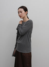 【Et】Slit Sleeve Tops