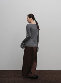 【Et】Slit Sleeve Tops