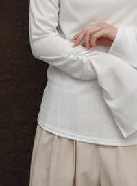 【Et】Slit Sleeve Tops