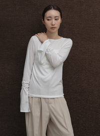 【Et】Slit Sleeve Tops