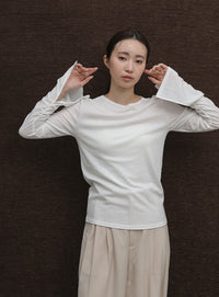 【Et】Slit Sleeve Tops
