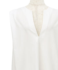 【Et】Keyneck Shoulder Tuck Tops