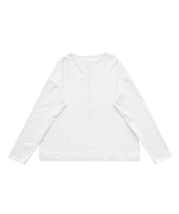 【Et】Oversized Front Hook Long Tee