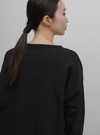 【Et】Oversized Front Hook Long Tee