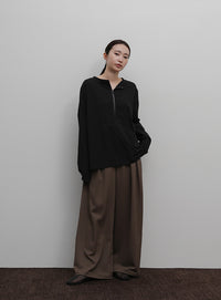 【Et】Oversized Front Hook Long Tee