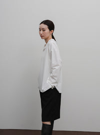 【Et】Oversized Front Hook Long Tee