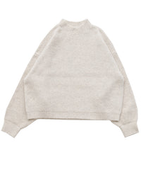 【Et】Wool Blend Rib Kint with Snood