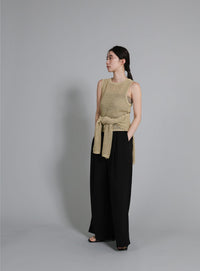 【Et】Mesh Knit Tank Top