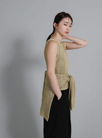 【Et】Mesh Knit Tank Top