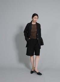 【Et】Mesh Knit Tank Top