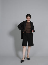 【Et】Mesh Knit Tank Top