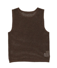【Et】Mesh Knit Tank Top
