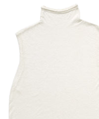 【Et】Mock Neck Sleeveless Knit Tops