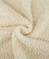 【Et】Tape Yarn Boat Neck Sheer Knit