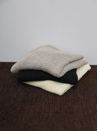 【Et】Tape Yarn Boat Neck Sheer Knit