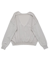 【Et】Minimal V-Neck Simple Tops