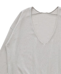 【Et】Minimal V-Neck Simple Tops