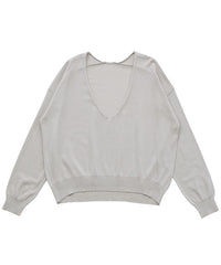 【Et】Minimal V-Neck Simple Tops