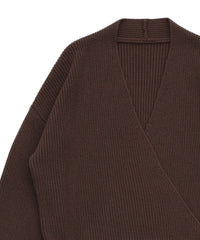 【Et】Wrap Knit Top