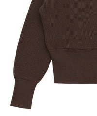 【Et】Wrap Knit Top